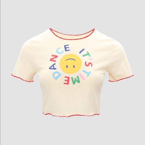 Shop Cider It’s Time to Dance Graphic Baby Tee - Picture 1 of 1